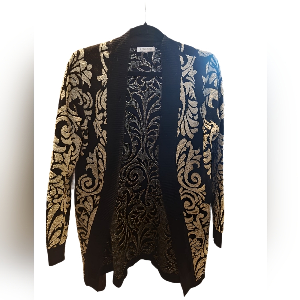 SPANNER Black and Gold Sweater